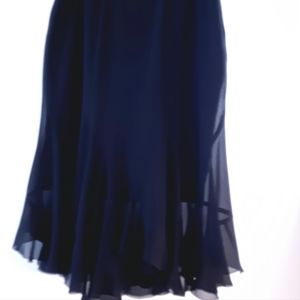 ❤️ Bellessa plus size 14Sheer Ruffled black Skirt